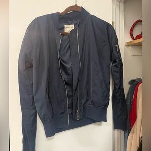 Women Navy Bomber Jacket